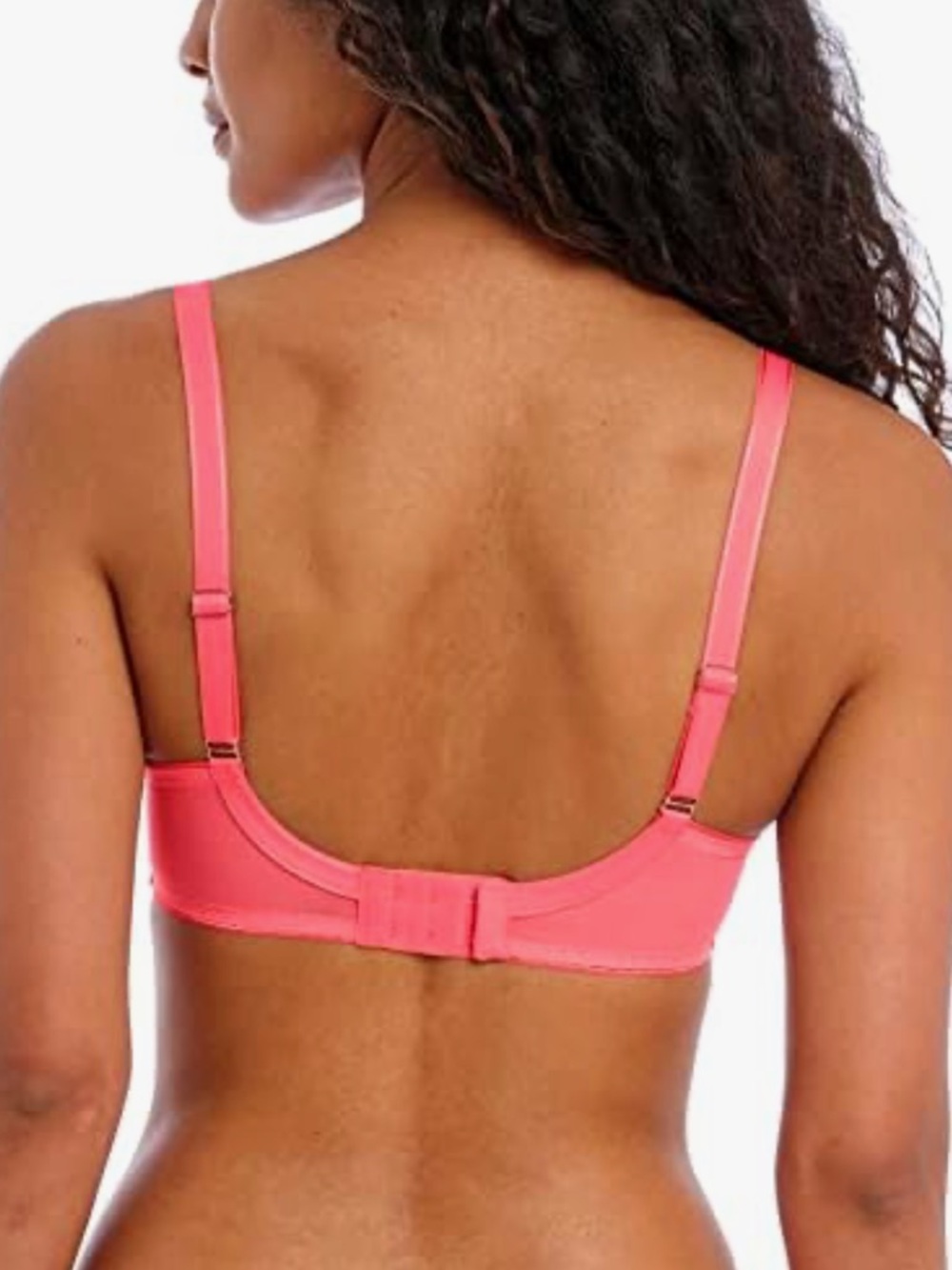 Freya Women's Viva Lace Underwire Side Support Bra, 34I, Sunkissed Coral - Picture 2 of 6